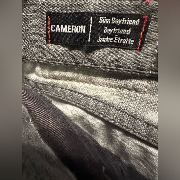 TRUE Religion ⭐️Cameron Slim Boyfriend White Black Jeans⭐️ - Picture 5 of 6